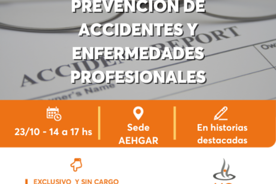 Jornada informativa: Prevención de accidentes y enfermedades profesionales