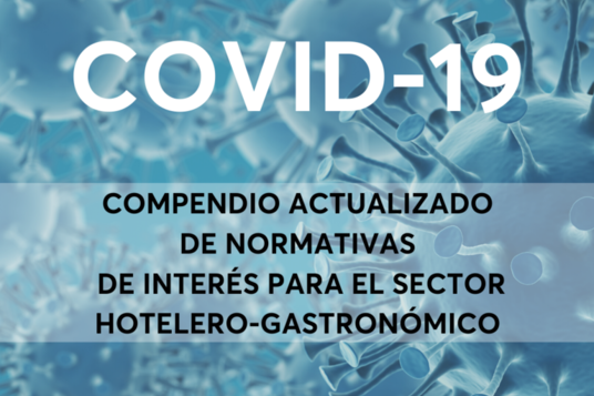 Imagen de Compendio de normativas vigentes para consulta del sector hotelero gastronómico.