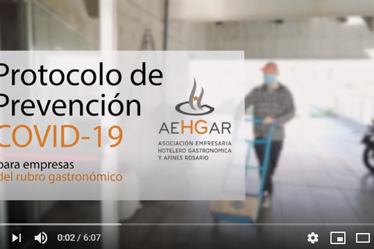 Imagen de ASÍ ES EL PROTOCOLO DE PREVENCIÓN DEL COVID-19 PARA ESTABLECIMIENTOS GASTRONÓMICOS.