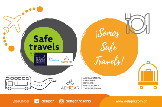Imagen de AEHGAR RECIBIÓ EL SELLO SAFE TRAVELS