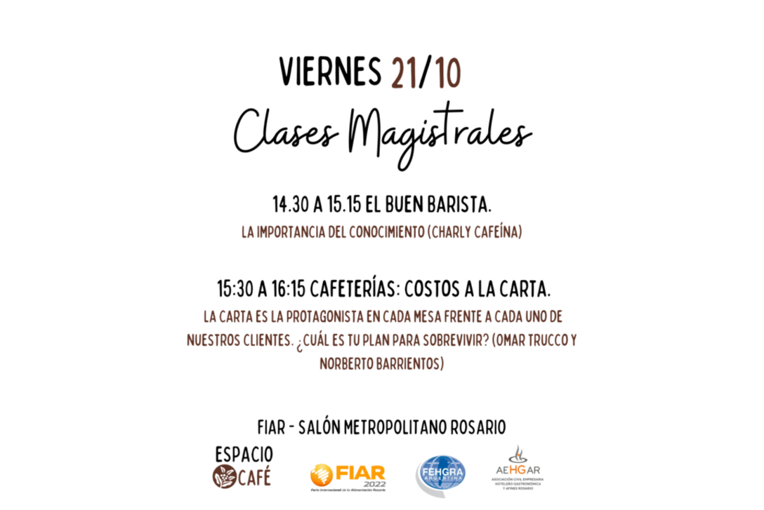 Imagen de AEHGAR trae una interesante programación para su espacio en la Feria Internacional de la Alimentación 2022.