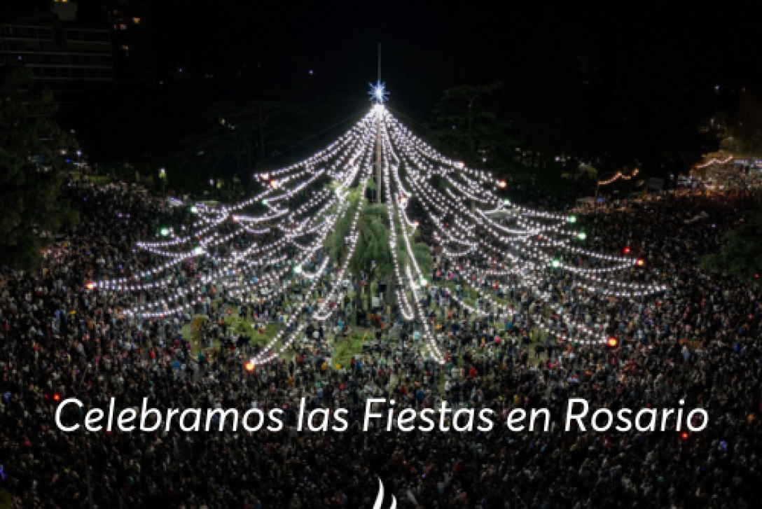 Tradicional arbolito navideño de Oroño y Pellegrini Tradicional arbolito navideño de Oroño y Pellegrini